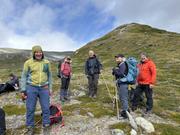 Blide folk 1: Knut, Else, Tore, Stine og Bjarte.